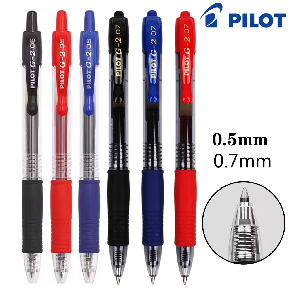 Pilot Pen G2 - 6 шт., японская гелевая ручка-пилот BL-G2,
